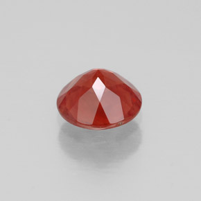 Andesine Labradorite Gemstone in 6 mm (calibrated) Size for Sale, Andesine Labradorite Stone in Orange Red Color