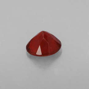 Andesine Labradorite Gemstone in 6 mm (calibrated) Size for Sale, Andesine Labradorite Stone in Orange Red Color