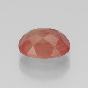 Andesine Labradorite Gemstone in 8 x 6 mm (calibrated) Size for Sale, Andesine Labradorite Stone in Honey Red Color