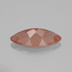 Andesine Labradorite Gemstone in 14 x 7 mm (calibrated) Size for Sale, Andesine Labradorite Stone in Honey Orange Color