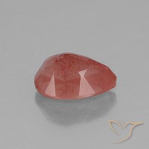 Andesine Labradorite Gemstone in 10 x 7 mm (calibrated) Size for Sale, Andesine Labradorite Stone in Blood Red Color