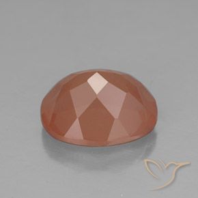 Andesine Labradorite Gemstone in 11 x 9 mm (calibrated) Size for Sale, Andesine Labradorite Stone in Warm Orange Color