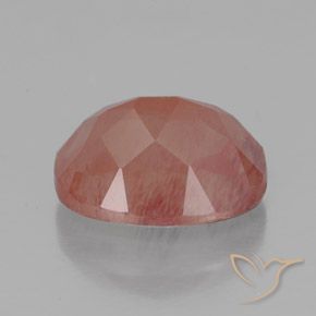 Andesine Labradorite Gemstone in 10 x 8 mm (calibrated) Size for Sale, Andesine Labradorite Stone in Medium Red Color