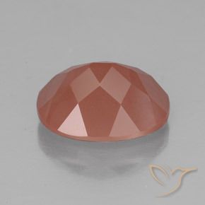 Andesine Labradorite Gemstone in 11 x 9 mm (calibrated) Size for Sale, Andesine Labradorite Stone in Medium Red Color