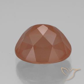 Andesine Labradorite Gemstone in 10 x 8 mm (calibrated) Size for Sale, Andesine Labradorite Stone in Medium Orange Color
