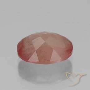 Andesine Labradorite Gemstone in 10 x 8 mm (calibrated) Size for Sale, Andesine Labradorite Stone in Blood Red Color