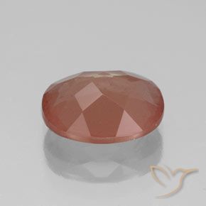 Andesine Labradorite Gemstone in 10 x 8 mm (calibrated) Size for Sale, Andesine Labradorite Stone in Pale Reddish Orange Color