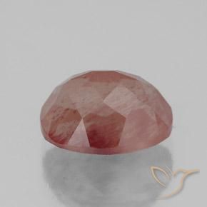 Andesine Labradorite Gemstone in 10 x 8 mm (calibrated) Size for Sale, Andesine Labradorite Stone in Pale Reddish Orange Color