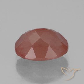 Andesine Labradorite Gemstone in 10 x 8 mm (calibrated) Size for Sale, Andesine Labradorite Stone in Pale Reddish Orange Color