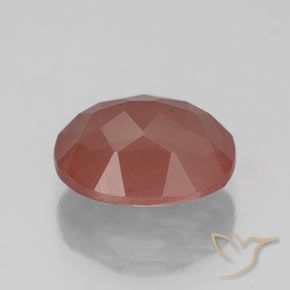 Andesine Labradorite Gemstone in 10 x 8 mm (calibrated) Size for Sale, Andesine Labradorite Stone in Blush Red Color