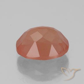 Andesine Labradorite Gemstone in 10 x 8 mm (calibrated) Size for Sale, Andesine Labradorite Stone in Reddish Orange Color