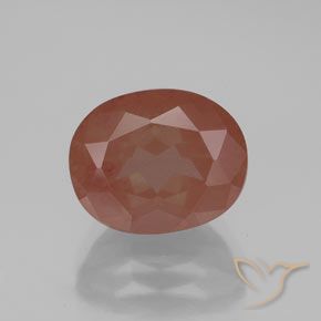 11,2 x 9,1mm labradorite andesina rosa taglio ovale dal Congo, peso di 4,21 ct, pietra preziosa naturale Diffuso in purezza Transparent/Translucent, 1 pezzo Andesina Labradorite Ovale sfaccettato - Colore: Rosa scuro, durezza Mohs di 6 - 6,5 , Photo A