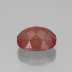 Andesine Labradorite Gemstone in 10 x 8 mm (calibrated) Size for Sale, Andesine Labradorite Stone in Blood Red Color