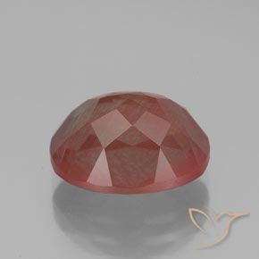 Andesine Labradorite Gemstone in 11 x 9 mm (calibrated) Size for Sale, Andesine Labradorite Stone in Medium Red Color