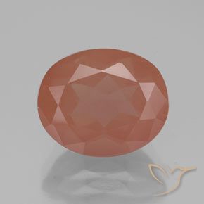 Andesina Labradorite rosso taglio ovale da 3,7 ct dal Congo, dimensione 11,2 x 9,2mm, pietra preziosa naturale Diffuso , purezza Transparent/Translucent, Andesina Labradorite Ovale sfaccettato da 1 pz, durezza Mohs di 6 - 6,5, Photo A
