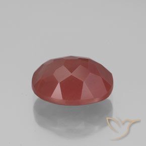 Andesine Labradorite Gemstone in 10 x 8 mm (calibrated) Size for Sale, Andesine Labradorite Stone in Deep Red Color