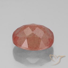 Andesine Labradorite Gemstone in 10 x 8 mm (calibrated) Size for Sale, Andesine Labradorite Stone in Medium Red Color