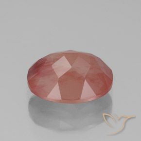 Andesine Labradorite Gemstone in 10 x 8 mm (calibrated) Size for Sale, Andesine Labradorite Stone in Pale Reddish Orange Color