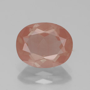 Medium Red Andesine Labradorite Gem - 2.4ct Oval Facet (ID: 335891)