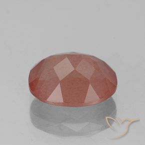Andesine Labradorite Gemstone in 10 x 8 mm (calibrated) Size for Sale, Andesine Labradorite Stone in Pale Reddish Orange Color