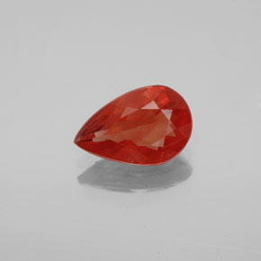 0.9ct Pear Facet Red Orange Andesine Labradorite Gem for sale 0.9ct Pear Facet Red Orange Andesine Labradorite Gem (ID: 344197)