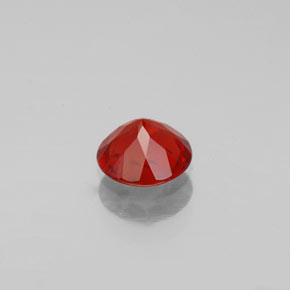 Andesine Labradorite Gemstone in 6 mm (calibrated) Size for Sale, Andesine Labradorite Stone in Orange Red Color