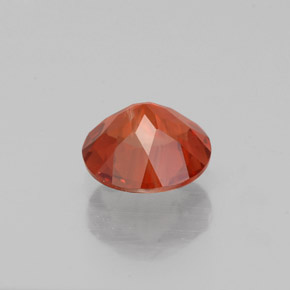 Andesine Labradorite Gemstone in 5.7 mm Size for Sale, Andesine Labradorite Stone in Orange Red Color