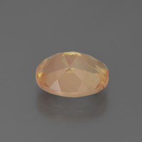 Andesine Labradorite Gemstone in 10.3 x 8.3 mm Size for Sale, Andesine Labradorite Stone in Honey Orange Color