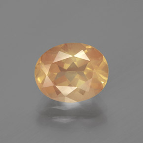 2.70 ct Yellow Andesine Labradorite Gemstone, Andesine Labradorite Gem in Oval Facet Shape for Sale.