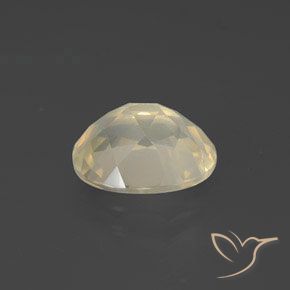 Andesine Labradorite Gemstone in 10 x 8 mm (calibrated) Size for Sale, Andesine Labradorite Stone in Cream Color