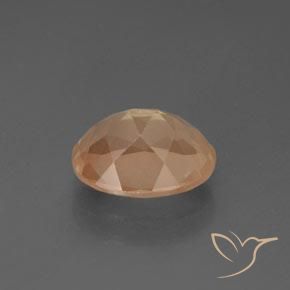 Andesine Labradorite Gemstone in 10 x 8 mm (calibrated) Size for Sale, Andesine Labradorite Stone in Medium Peach Color