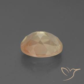 Andesine Labradorite Gemstone in 10 x 8 mm (calibrated) Size for Sale, Andesine Labradorite Stone in Light Peach Orange Color