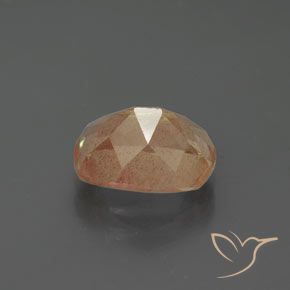 Andesine Labradorite Gemstone in 10 x 8 mm (calibrated) Size for Sale, Andesine Labradorite Stone in Medium Peach Color