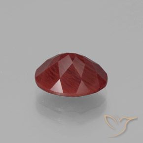 Andesine Labradorite Gemstone in 10 x 8 mm (calibrated) Size for Sale, Andesine Labradorite Stone in Sangria Red Color