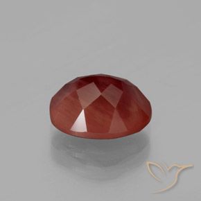 Andesine Labradorite Gemstone in 10 x 8 mm (calibrated) Size for Sale, Andesine Labradorite Stone in Orange Red Color
