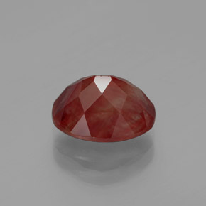 Andesine Labradorite Gemstone in 10 x 8 mm (calibrated) Size for Sale, Andesine Labradorite Stone in Deep Red Color