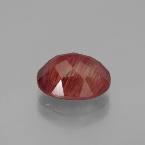 Andesine Labradorite Gemstone in 10 x 8 mm (calibrated) Size for Sale, Andesine Labradorite Stone in Deep Red Color