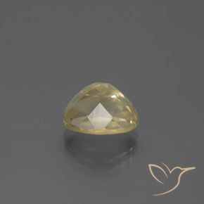 Andesine Labradorite Gemstone in 9.6 x 7.9 mm Size for Sale, Andesine Labradorite Stone in Light Gold Color