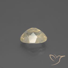 Andesine Labradorite Gemstone in 10 x 8 mm (calibrated) Size for Sale, Andesine Labradorite Stone in Cream Color
