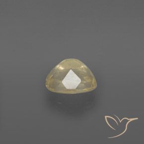 Andesine Labradorite Gemstone in 9 x 7 mm (calibrated) Size for Sale, Andesine Labradorite Stone in Light Yellow Color