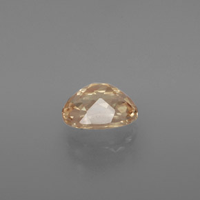 Andesine Labradorite Gemstone in 8.8 x 6.6 mm Size for Sale, Andesine Labradorite Stone in Honey Orange Color