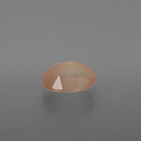 Andesine Labradorite Gemstone in 8.4 x 6.3 mm Size for Sale, Andesine Labradorite Stone in Honey Orange Color