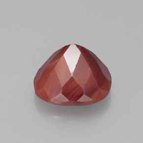 Andesine Labradorite Gemstone in 8.8 x 8.4 mm Size for Sale, Andesine Labradorite Stone in Honey Red Color