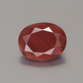 1.9ct Oval Facet Honey Red Andesine Labradorite for sale thumb image of 1.9ct Oval Facet Honey Red Andesine Labradorite (ID: 376115)