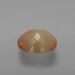 Andesine Labradorite Gemstone in 12 x 10 mm (calibrated) Size for Sale, Andesine Labradorite Stone in Honey Orange Color