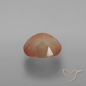 Andesine Labradorite Gemstone in 10 x 8 mm (calibrated) Size for Sale, Andesine Labradorite Stone in Peach-Golden Color
