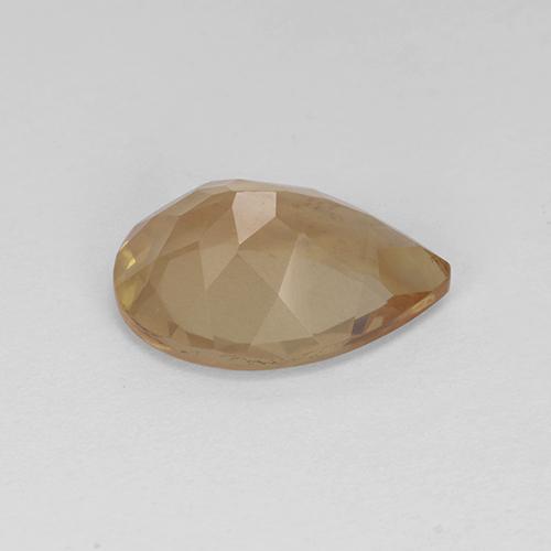 Andesine Labradorite Gemstone in 12.3 x 9 mm Size for Sale, Andesine Labradorite Stone in Golden-Orange Color