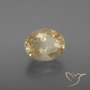 3.28 ct Golden Andesine Labradorite Stone, Natural Andesine Labradorite in Oval Facet Shape for Sale