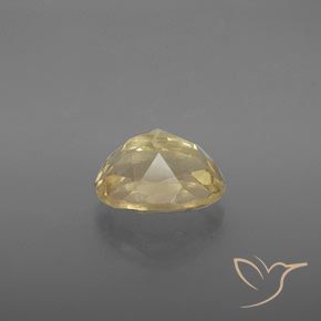 Andesine Labradorite Gemstone in 10.6 x 8.3 mm Size for Sale, Andesine Labradorite Stone in Cream Color