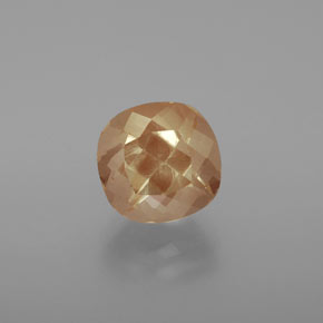 3.12 ct Orange Andesine Labradorite Gemstone, Andesine Labradorite Gem in Cushion-Cut Shape for Sale.